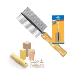 Pente Duplo Chalesco Special Para Cães - 1 Unidade