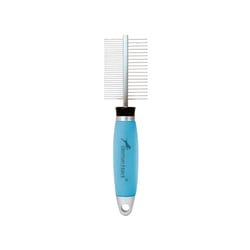 Pente Duplo Germanhart Gel Azul Para Cães E Gatos