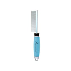 Pente Fino Germanhart 40 Dentes Gel Azul Para Cães E Gatos
