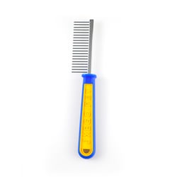 Pente Napi 20 Dentes Com Cabo De Plástico Para Cães