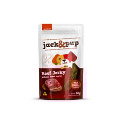 Petisco Beef Jerky Carne Jack&Pup Para Cães - 60G - 60 Gramas
