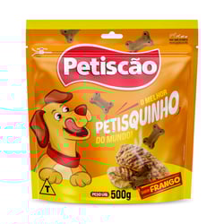 Petisco Bifinho De Frango Petiscão 500G Para Cachorros