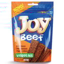Petisco Bifinho Joy Beef Vegetais - 65G