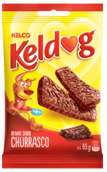 Petisco Bifinho Keldog Sabor Churrasco - 65G