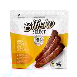 Petisco Bilisko Palito Fígado Com Couve Para Cães - 500G