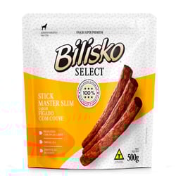 Petisco Bilisko Palito Fino Fígado Com Couve Para Cães - 500G