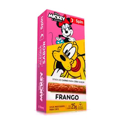 Petisco Caes Mickey Spin Pet Frango 25Gr