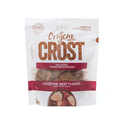 Petisco Cães Origem Natural Crost Crostine Beef Fuagrá 100G