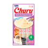 Petisco Cremoso Churu Galinha E Camarão Para Gatos - 56G