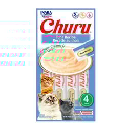 Petisco Cremoso Churu Sabor Atum Para Gatos - 4 Unidades