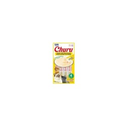 Petisco Cremoso Churu Sabor Frango Com Queijo Para Gatos - 4 Unidades