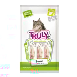 Petisco Cremoso Truly Creamy Sabor Atum E Bonito - 70G Para Gatos