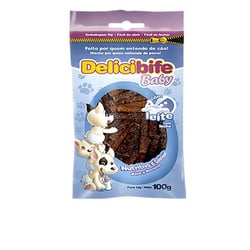 Petisco Delicibife Leite Para Cães Filhotes - 100G