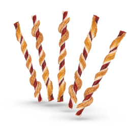 Petisco Dingo Twist 3 Sabores Para Cães - 5 Unidades