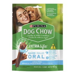 Petisco Dog Chow Extra Life Saúde Oral Para Cães De Porte Mini E Pequeno - 7 Unidades