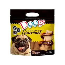 Petisco Doogs Gourmet Costelinha Defumada Para Cães - 1Kg