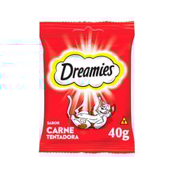 Petisco Dreamies Carne Para Gatos Adultos - 40G - 40 Gramas