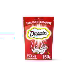 Petisco Dreamies Carne Tentadora 150G Para Gatos Adultos - 150 Gramas