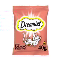 Petisco Dreamies Salmão Para Gatos Adultos - 40G - 40 Gramas