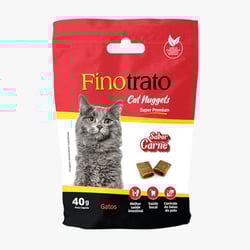 Petisco Finotrato Cat Nuggests Carne 40G