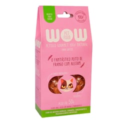 Petisco Gourmet Wow Frango E Alecrim Para Gatos - 50G