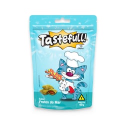 Petisco Hana Tastefull Frutos Do Mar Para Gatos Adultos - 40 Gramas