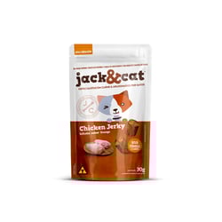 Petisco Jack&Cat Beef Jerky Frango Para Gatos - 30G