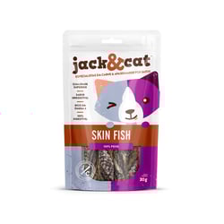 Petisco Jack&Cat Skin Fish Para Gatos - 20G