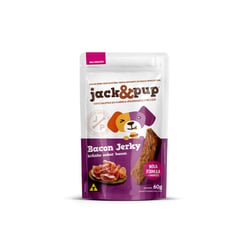 Petisco Jack&Pup Beef Jerky Bacon - 60G
