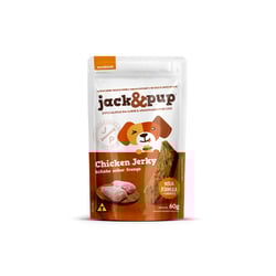 Petisco Jack&Pup Beef Jerky Frango Para Cães - 1 Unidade - 60 Gramas