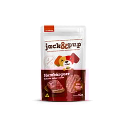 Petisco Jack&Pup Hamburguer Beef Jerk Para Cães 60G - 1 Unidade