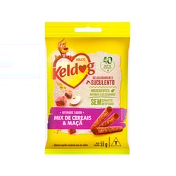 Petisco Keldog Bifinho Mix De Cereais E Maçã Para Cães - 55G - 55 Gramas