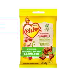 Petisco Keldog Mini Cenoura, Ervilha E Batata Doce 60G - 1 Unidade
