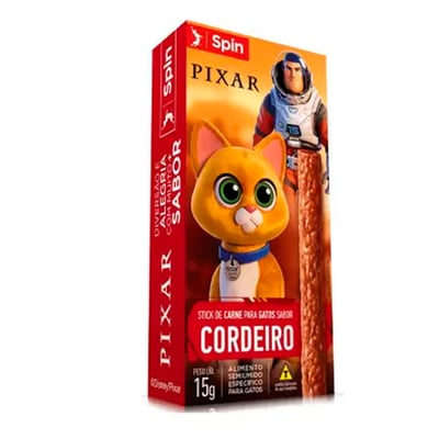 Petisco Lightyear Spin Pet Cordeiro Para Gatos - 15G