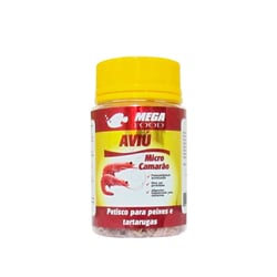 Petisco Mega Food Aviú Para Peixes E Tartarugas - 15G