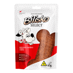 Petisco Moído Bilisko Cães Carne 65G - 1 Unidade