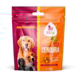 Petisco Natural Cenoura Com Aveia Papapetisco Para Cães Adultos - 150G