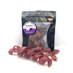 Petisco Natural Collagen Protein Twist Peppy Dog Para Cães - 1 Unidade