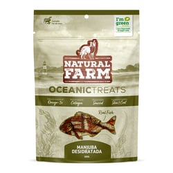 Petisco Natural Farm Oceanic Treats Manjuba Desidratada Para Cães 100G