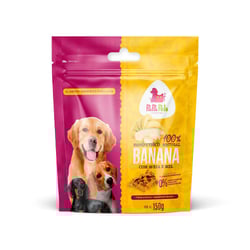 Petisco Natural Papapetisco Banana, Aveia E Mel Para Cães Adultos - 150G