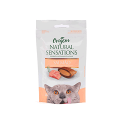 Petisco Natural Sensations Salmão Para Gatos - 40G