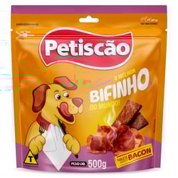 Petisco Osso Bacon Petiscão 500G - 1 Unidade