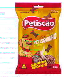 Petisco Petiscão Cãolageno Carne Para Cães - 60G - 60 Gramas
