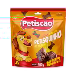 Petisco Petiscão Carne Para Cães - 500G - 500 Gramas
