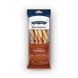 Petisco Selections For Pets Enroladinho Sabor Frango Para Caes 70G - 1 Unidade