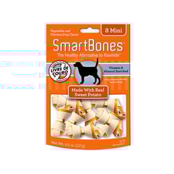 Petisco Smartbones Sweet Potato Mini Para Cães - 8 Unidades - 127 Gramas