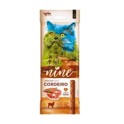 Petisco Spin Pet Nine Cat Sabor Cordeiro Para Gatos - 1 Unidade