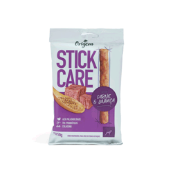 Petisco Stick Care Cães Origem Natural Carne E Linhaça 50G