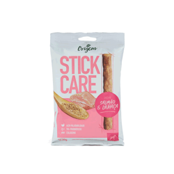 Petisco Stick Care Cães Origem Natural Salmão E Linhaça 50G