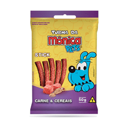 Petisco Stick Turma Da Mônica Carne E Cereais Para Cães Adultos - 50G